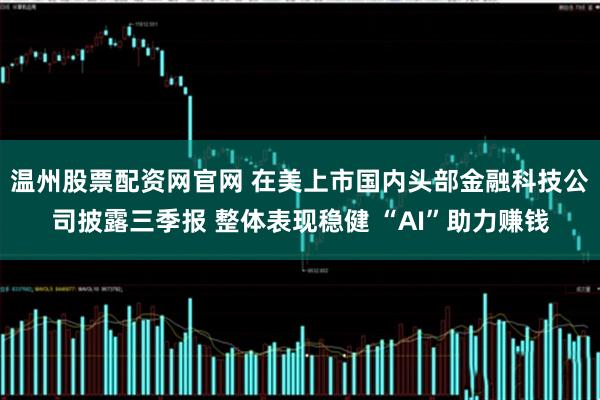 温州股票配资网官网 在美上市国内头部金融科技公司披露三季报 整体表现稳健 “AI”助力赚钱