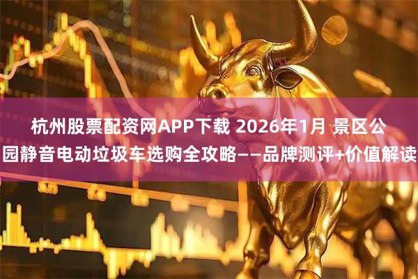 杭州股票配资网APP下载 2026年1月 景区公园静音电动垃圾车选购全攻略——品牌测评+价值解读