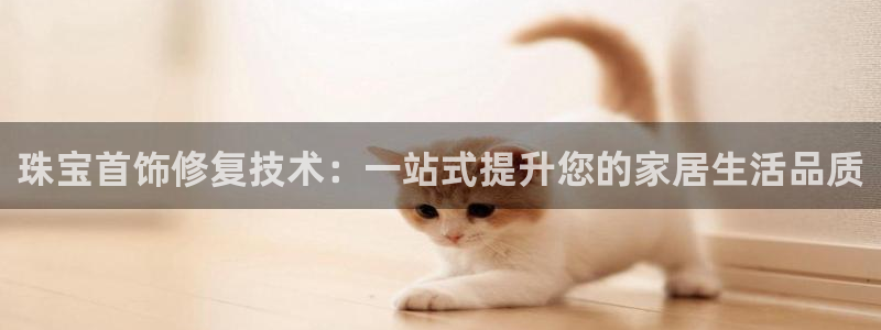 天宏娱乐北北：珠宝首饰修复技术：一站式提升您的家居生活品质